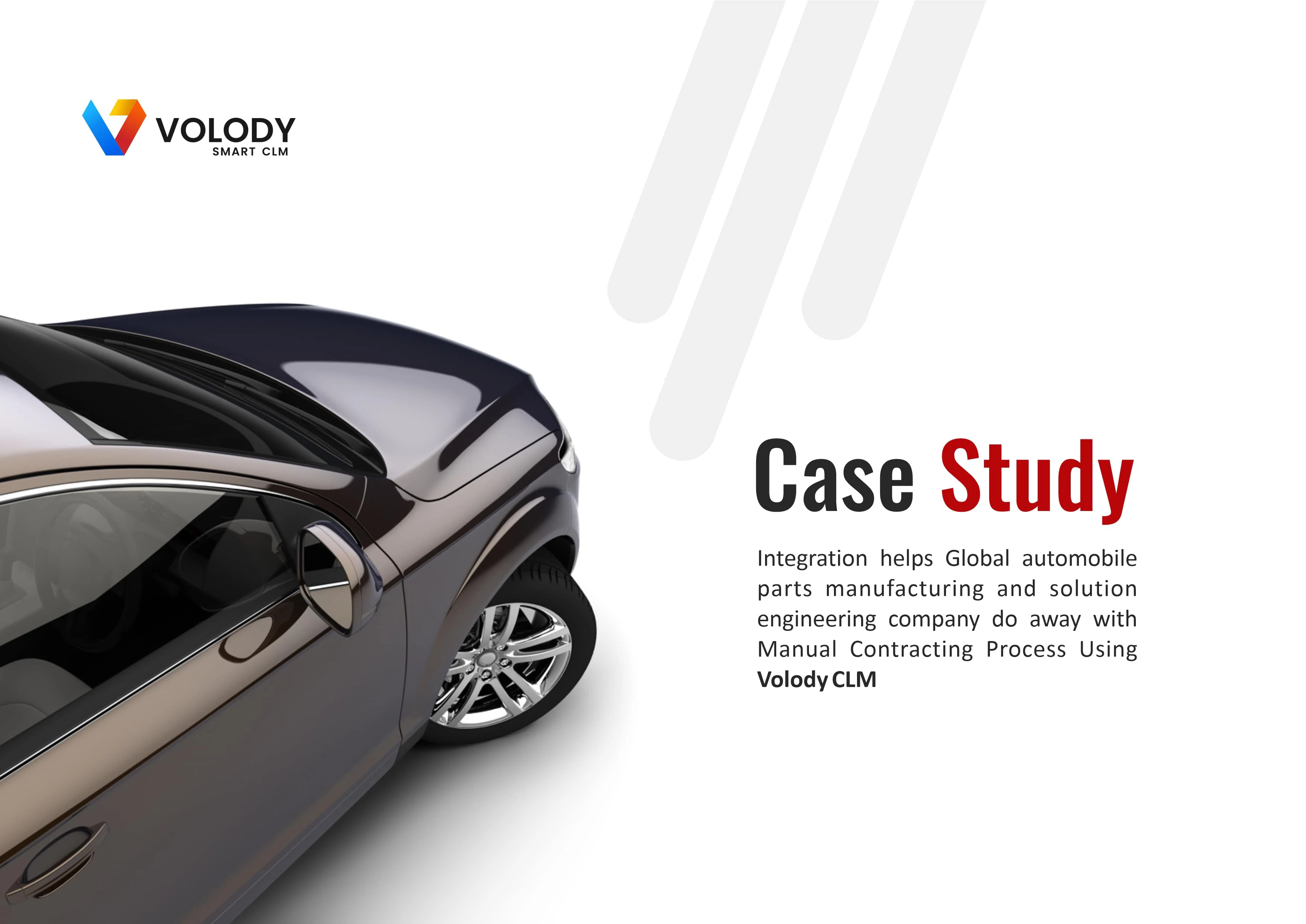 Volody’s smart clm helps global automobile parts manufacturer do away with manual contracting process