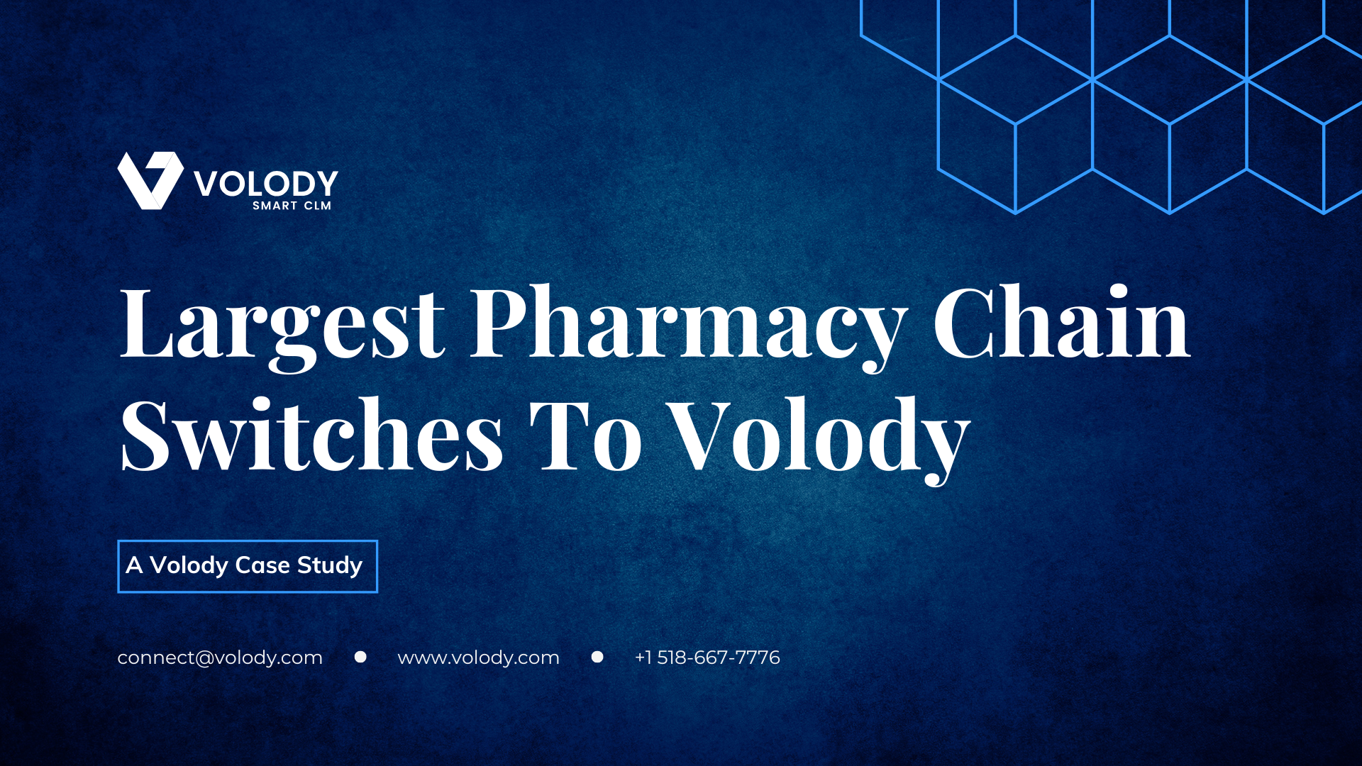 Largest Pharmacy Chain Switches To Volody CLM