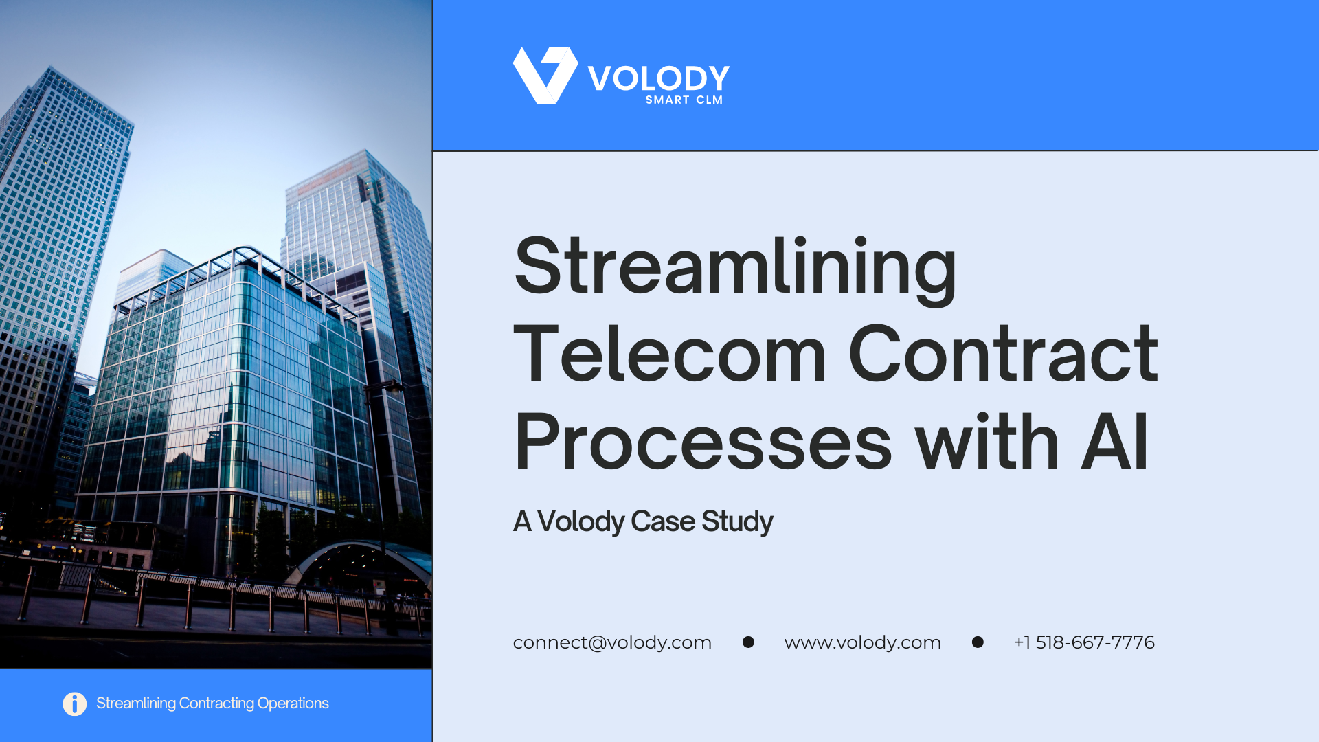 Streamlining Telecom Contract Processes: A Volody Case Study